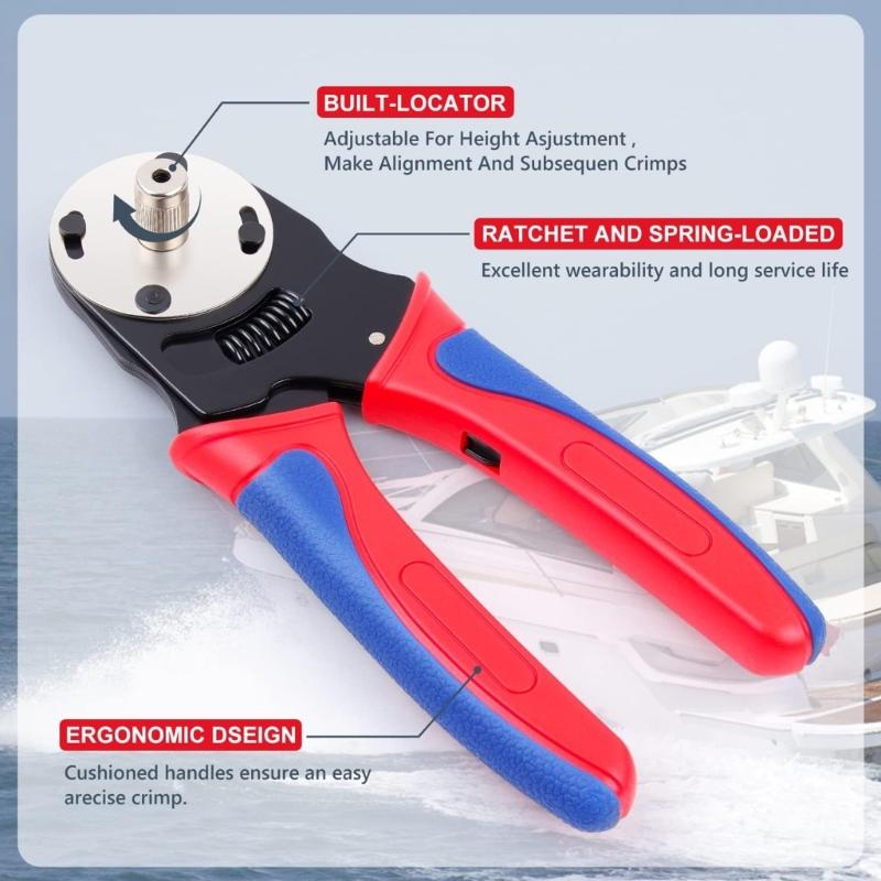 Deutsch Connector Kit DTP 2P 3P 4P 6P 8P 12P and Crimper Automobile Electrical Connectors(14-20AWG)