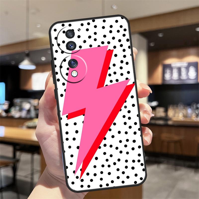 

Lightning Bolt Pattern Case For Honor Magic 5 6 7 8 Pro Honor 200 400 50 70 90 Lite X8b X8c X9b X9c X9d Win RT Cover Honor X9b