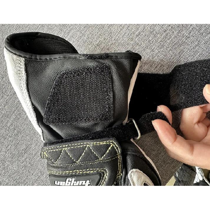 Genuine Leather Motorcycle Gloves Men's Windproof Outdoor Riding Motocross Gloves Touch Screen Motociclismo Protective Equipment