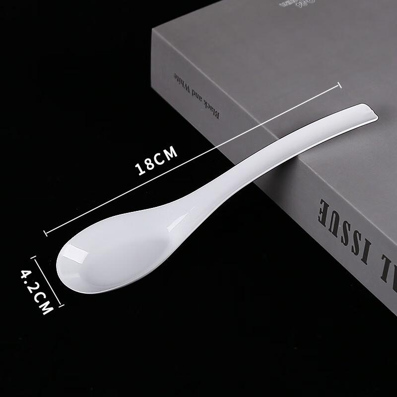 Disposable PP Plastic Long Handle Soup Spoons