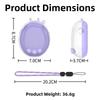 Transparent Protective Case Crystal PC Anti-Scratch Hard Shell Dustproof Full Coverage Clear Cover for Tamagotchi Paradise