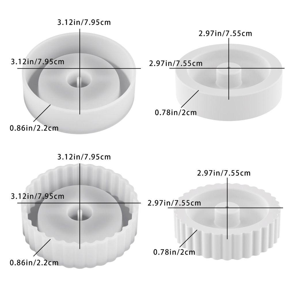2 Stück weiche DIY-Silikonform Kreative Räuchergefäßform Räucherstäbchenhalterform Heimdekoration