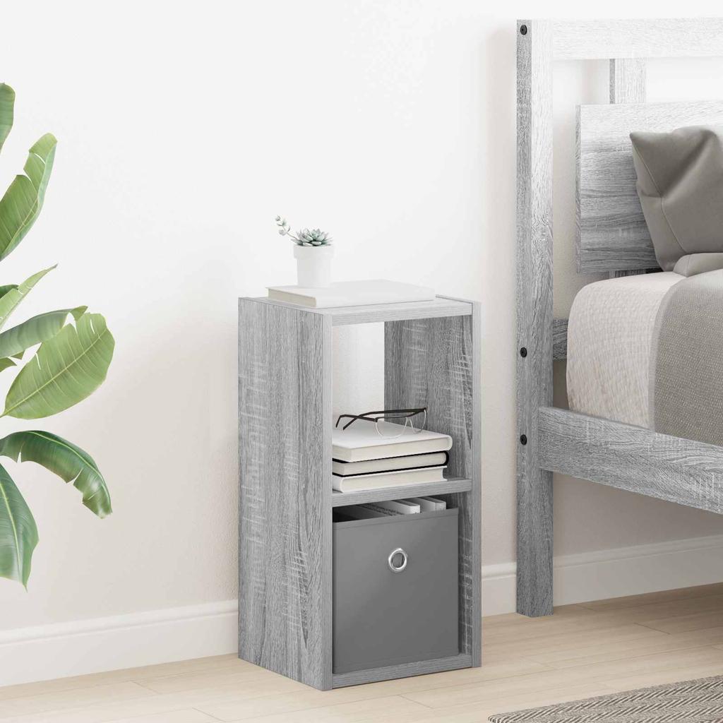 Nightstand Set of 2 Grey Sonoma 25.5 x 22 x 49.5 cm