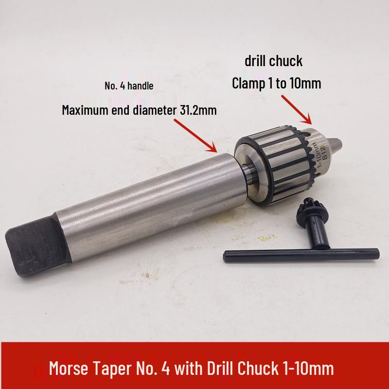 Morse Taper Shank Drill Chuck Set 1-13mm with Bench & Magnetic Drill Compatibility