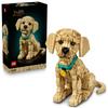 LEGO Icon Golden Retriever Welpen Spielzeug, Geburtstagsgeschenk, Bausteine, Tier Kreatur, Innendekoration, Stilvolle Figur, Sammlerstück, 11384