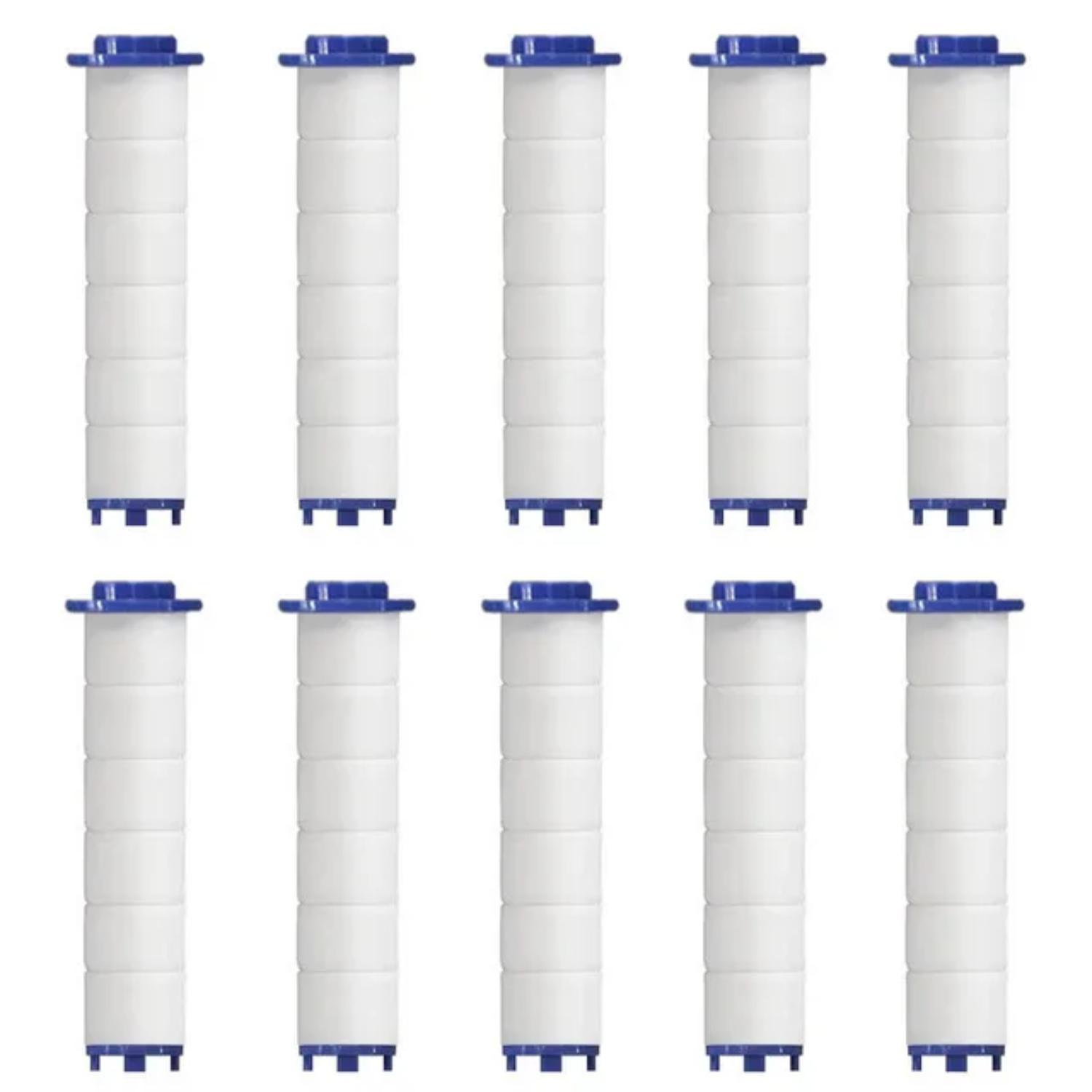 

Фильтры для ручного душа, набор из 10 сменных фильтров для жесткой воды, более эффективно удаляют хлор и вредные вещества