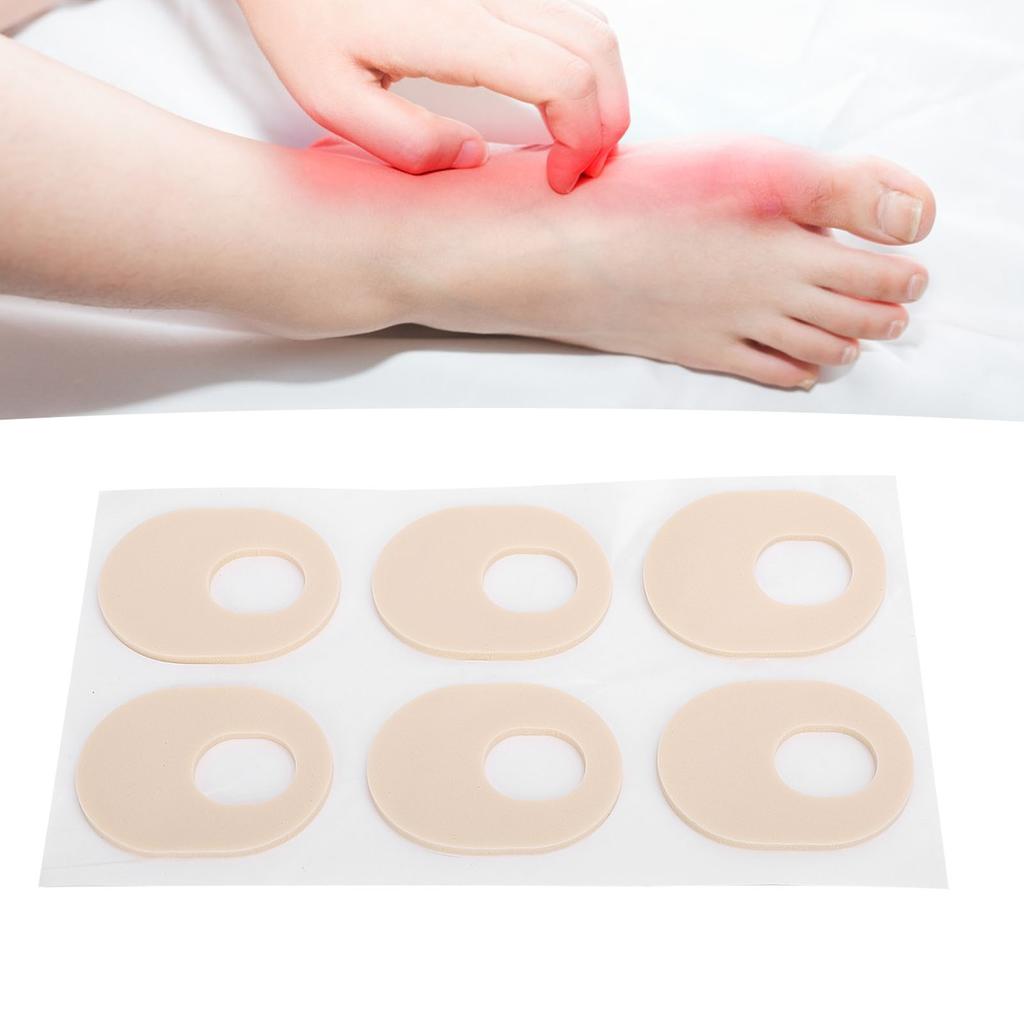 24pcs Latex Self Stick Adhesive Foot Cushion Anti Friction Breathable Foot Pad Sticker for Walking