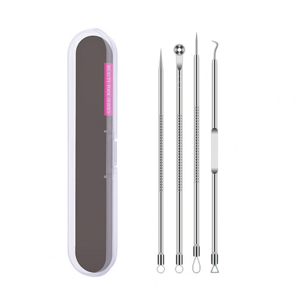 Blackhead Remover Kit Stainless Steel Acne Needle Tweezers Set for Facial Cleansing Tools Professional Pimple Popping Tools