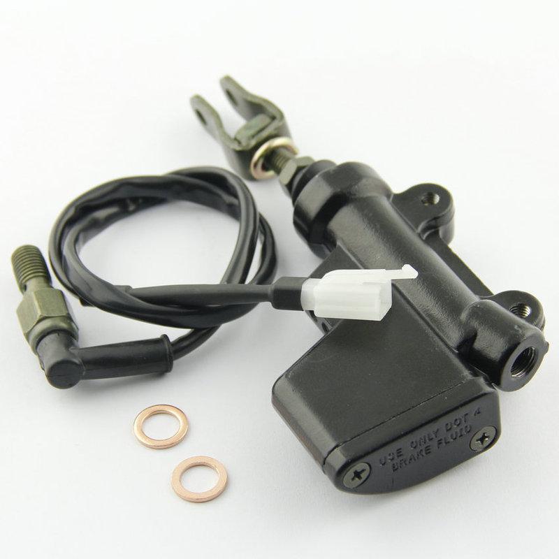 Motorcycle Parts Rear Brake Lever Master Cylinder Hydraulic Pump For Aprilia APR125-2 APR125-2F  APR150-2  Autobike  Accessories