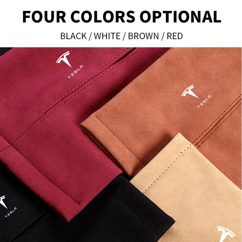 Car Tissue Box Holder Sun Visor Seat Back Car Interior Goods For Tesla Model S Model X Model Y Model 3 Roadster SpaceX Accessory
