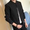 Spring and Autumn Jackets Men's Jackets New Casual Solid Color Korean Style Trendy Versatile Baseball Uniforms Men's Fashion Teenagers