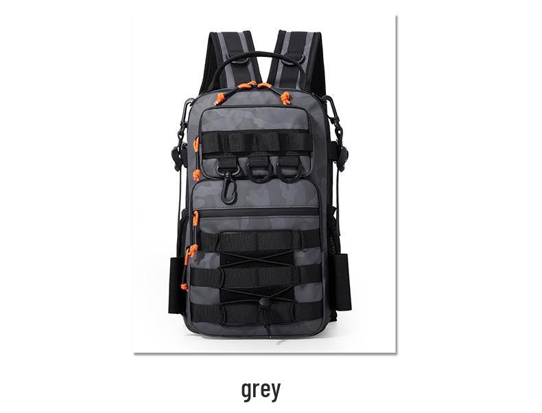 20L Wear-Resistant Oxford Fishing Rod Crossbody Bag