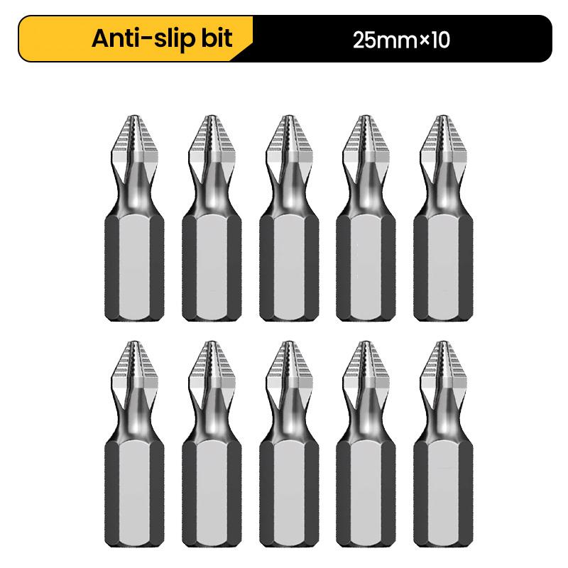 Anti-Slip and Shock-Proof Bits Screwdriver Bits High Hardness Strong Magnetic 25/50/65/70/90/150mm PH2 Screwdriver Set