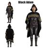 Adam Black Cosplay Costume Hooded Cloak Jumpsuit Set Halloween Adult Kids Mens