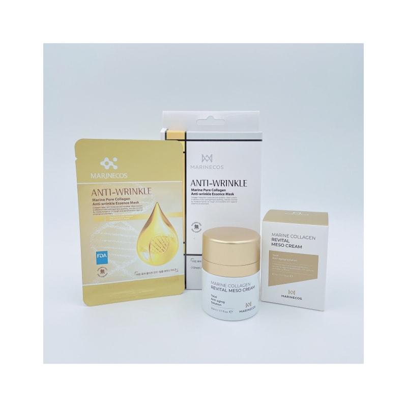 

Revital Meso-крем с морским коллагеном + Маска с чистым морским коллагеном (Против морщин) 5 листов