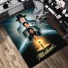 Michael Jackson Wohnzimmer rutschfester Bereichsteppich Weicher Teppich für Schlafzimmer Spielzimmer Kinderzimmer Sofa Büro Heimdekoration Fußmatte