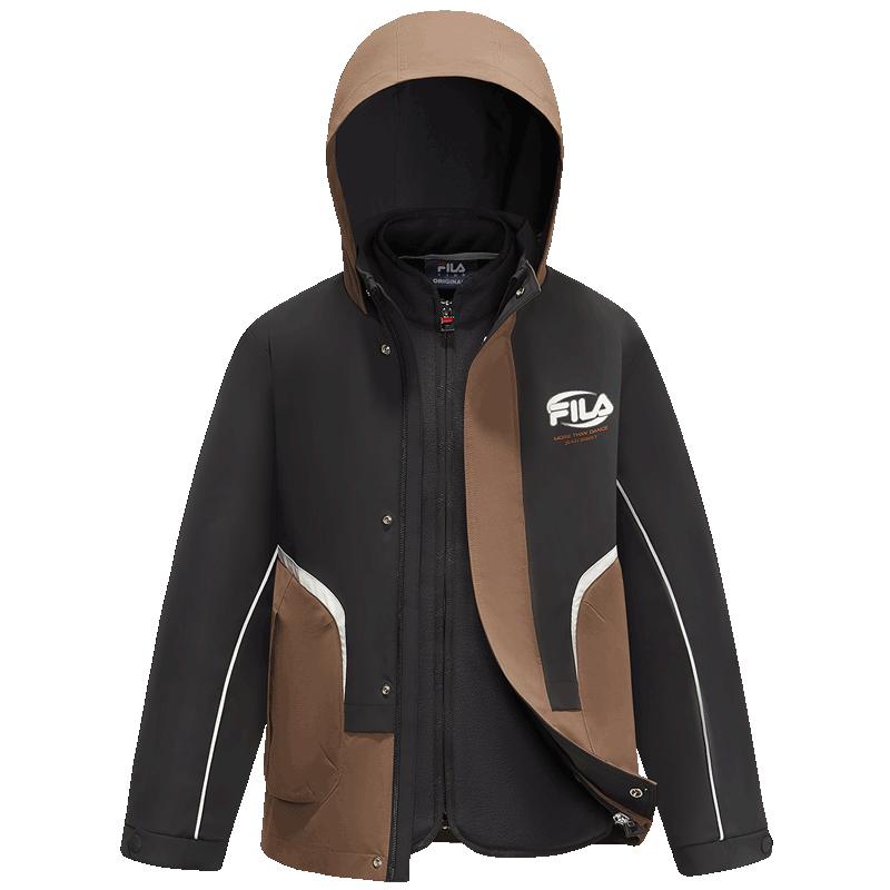 FILA Kids Winter Hooded Woven Two-Piece Set
