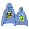 Women's Casual Christmas Letter Print Hoodie with Pockets