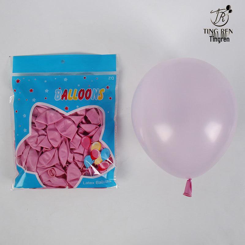 1.5g Thick Non-Toxic Colorful Macaron Balloons Pack for Children's First Birthday Decor
