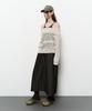 Daiaegeuneol Off Shoulder Damage Knit (Ivory)