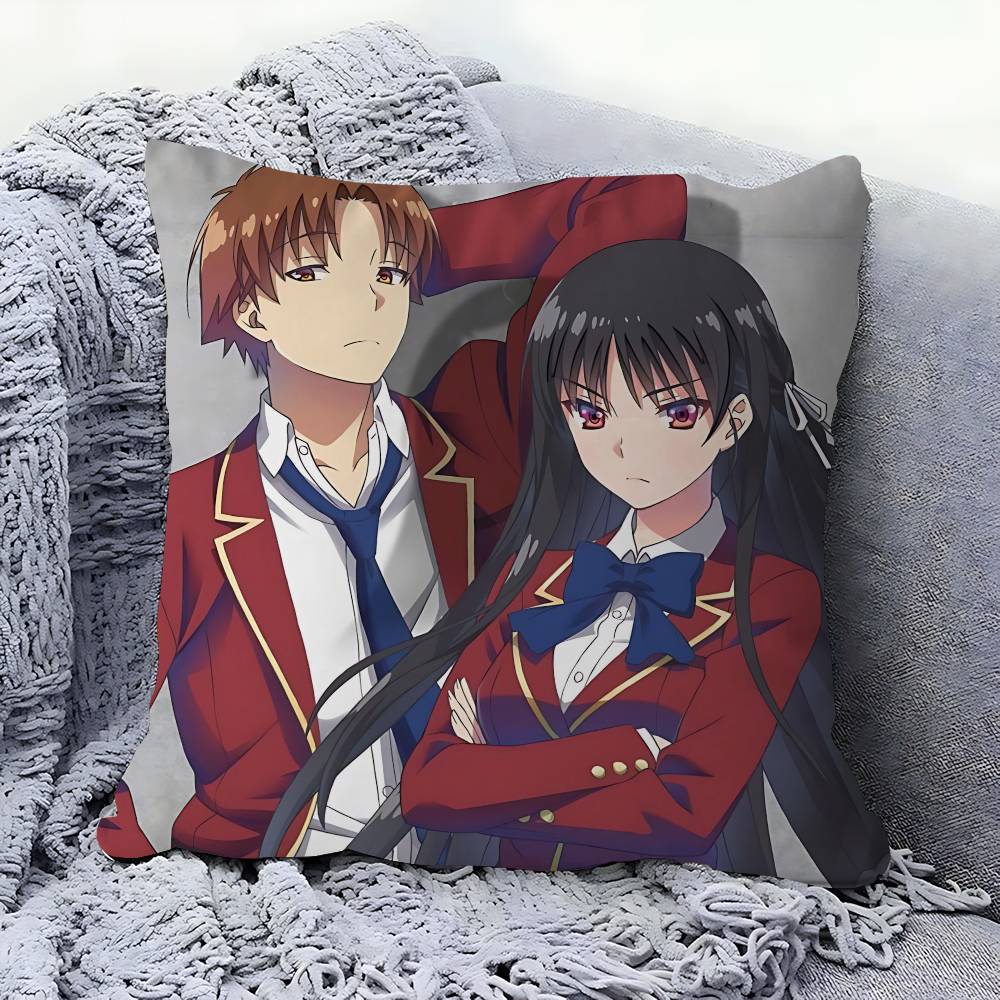 Anime Classroom Of The Elite Pillow Gift Home Office Decoration Pillow Bedroom Sofa Car Cushion CoverPillow Case