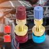 R1234yf Quick Couplers Kit Conversion Adapters System Evacuation Recharging Repair Copper Air