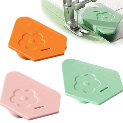 Magnetische Nahtführung für Nähmaschine, polygonale multifunktionale Nahtführung Saumführung mit Skala Universelles Nähzubehör