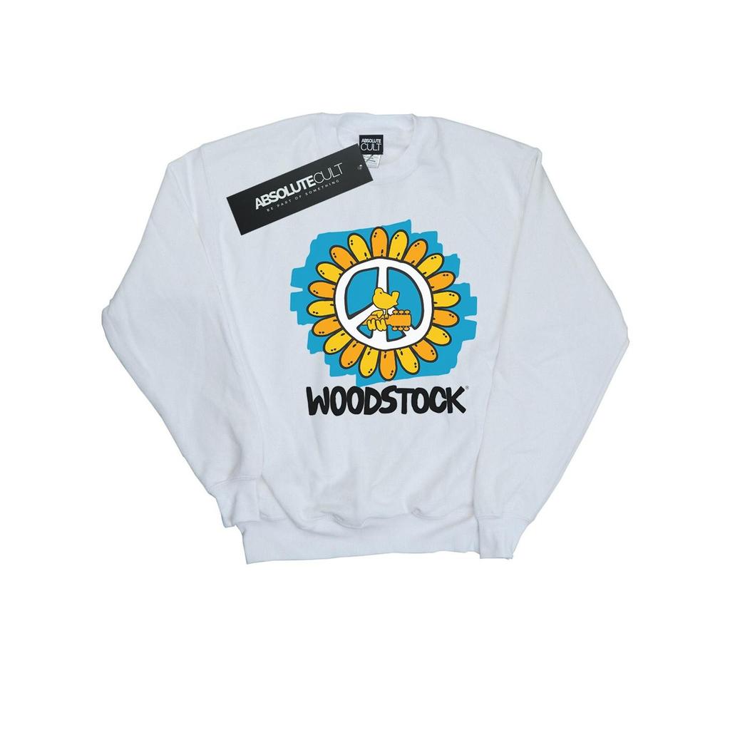 Woodstock Womens/Ladies Flower Peace Sweatshirt
