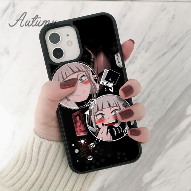 Himiko Toga Boku Phone Case for iPhone 11 12 13 14 Pro Max Mini X XR XS SE 2020 5 6S 7 8 Plus Samsung Galaxy S21 S22 Cover Shell