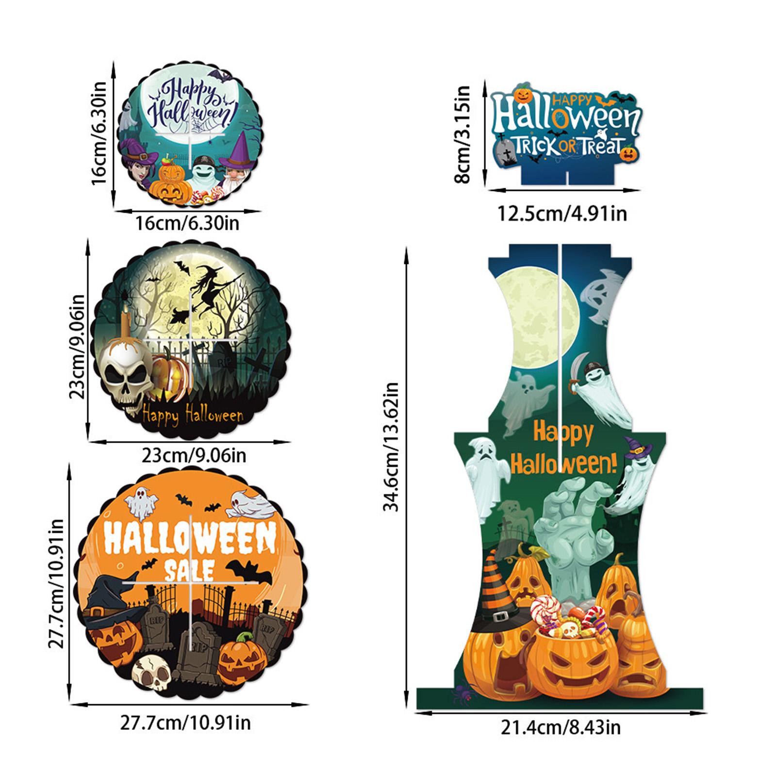 

Cupcake Stand Pumpkin Pattern Cupcake Holder Dessert Serving Tray Halloween decorations for Halloween Decor Party Supplies