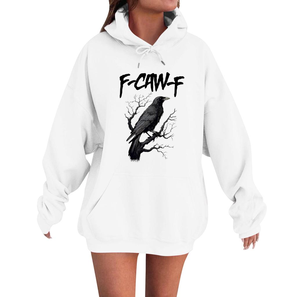 Women's Fashion Casual Long Sleeve Loose  Printed Sweatshirt