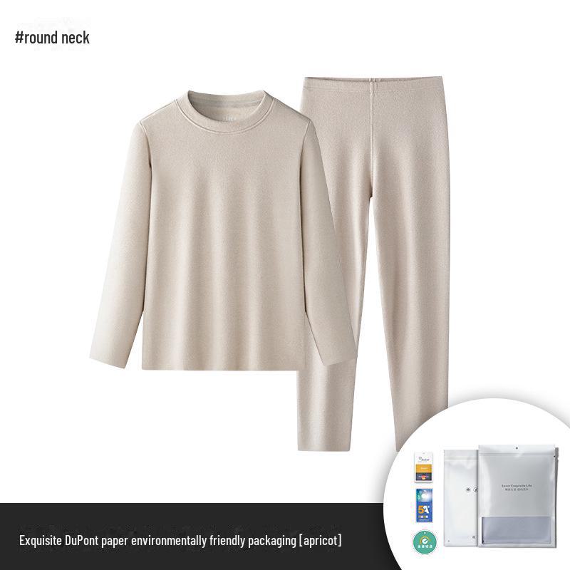 

Детский термобелье из немецкого бархата – утолщенный однотонный цвет для осени и зимы 130 абрикосовый