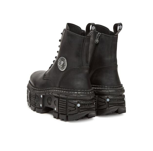 Ankle Boots NEW ROCK M-OVERZTANK001-C1 Black