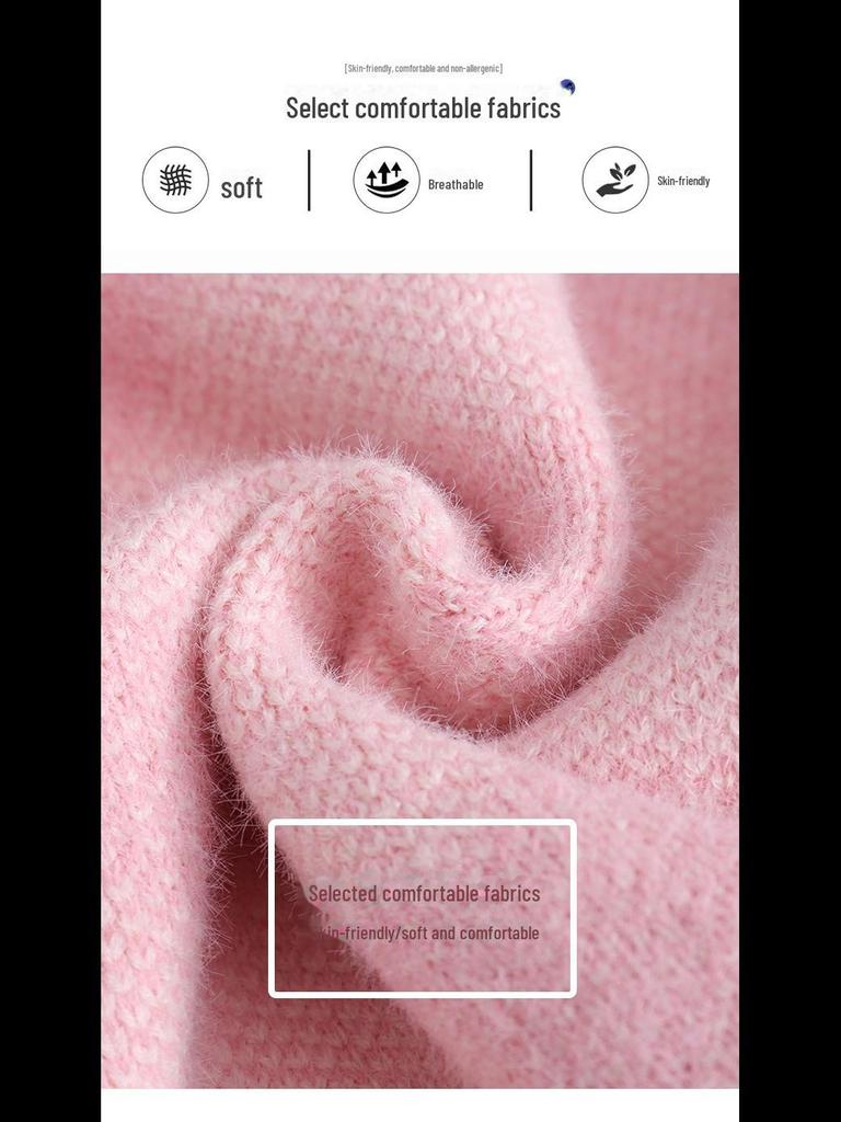 Korejský pletený kardigan pro holčičky na jaro a podzim