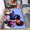 Gaming Girl Flannel Carpet, Non-slip, Machine Washable, Soft, Suitable for Bedroom, Living Room, and Children's Room Decoration