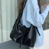Fashion Pu Shoulder Bag Solid Color Ladies Crossbody Bag Simple Tote Bag  Shopping