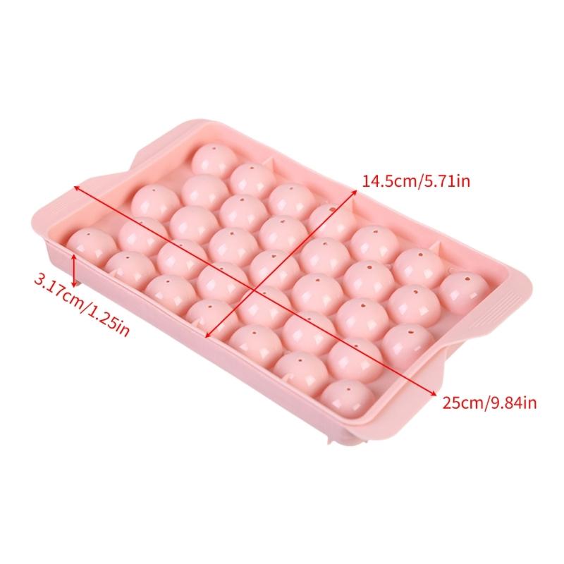 33 Cavity Ice Making Molds Ice Cubes Molds Suitable for Enhancing Beverage Experience at Family Event and Celebration
