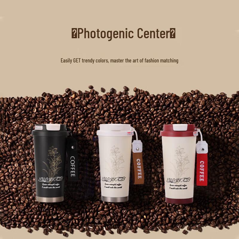 316 Stainless Steel Dual-Drink Insulated Tumbler, 500ml