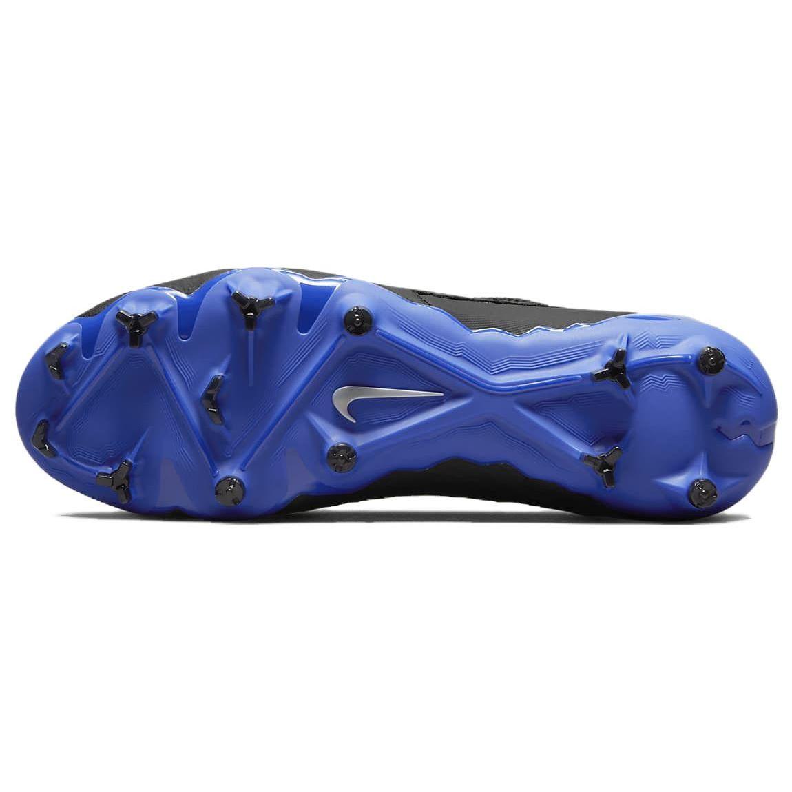 Мужские кроссовки Nike Phantom GX Pro DF FG Shadow Pack черные Hyper-Royal Chrome — фото 5
