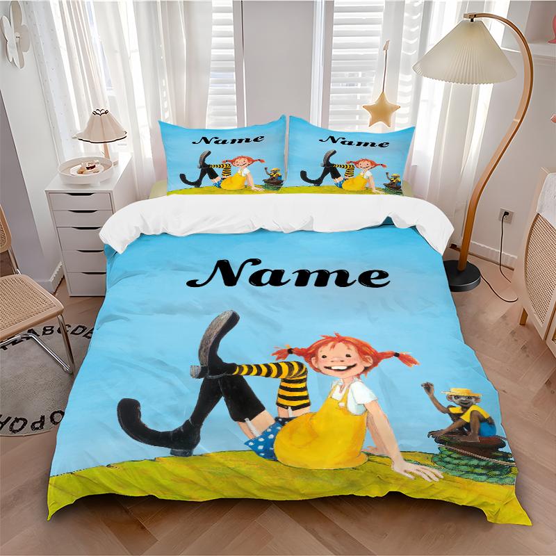 Custom Textile Fantasy World Bedding 3 Piece Set HD Print Duvet Cover Pillowcases for Teens Adult Bedroom Decoration