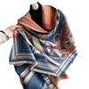Versatile Long Women's Air Conditioner Shawl Scarf Autumn and Winter Thickened Imitation Cashmere Scarf Women