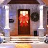 Christmas Bow Led Lighted Garland Door Hanging Decoration For Holiday Celebrations
