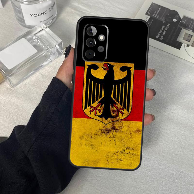 Germany Flag Banner Case For Samsung Galaxy A14 A24 A34 A54 A51 A71 A13 A23 A33 A53 A73 A12 A22 A32 A52 Coque
