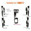 Carbon Fiber Anti-Scratch Interior Sticker for Bestune B70 - Center Console Gear Position Decor, Fits 21 Models