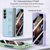 ZFold7 Elastic Rope Wristband Phone Case with Integrated Shell & Skin-Feel PC Spray for Foldable Screen