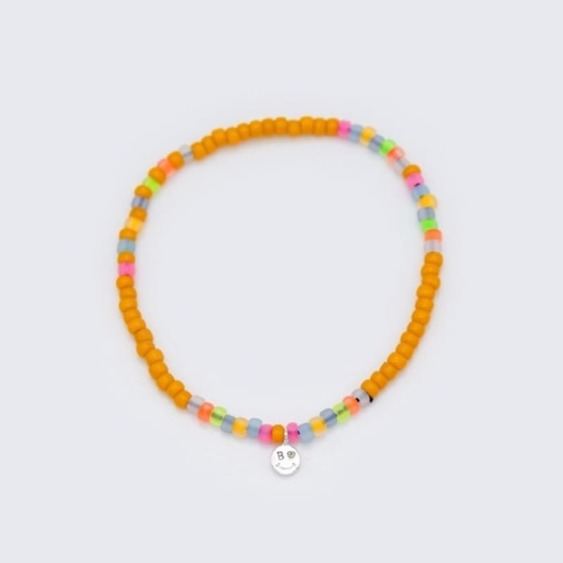 BONBEAU Soft pop color beads layered Bracelet