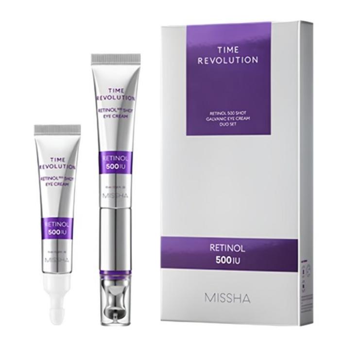 MISSHA Time Revolution Retinol Eye Cream 500 Shot + Refill | Firming & Brightening Care