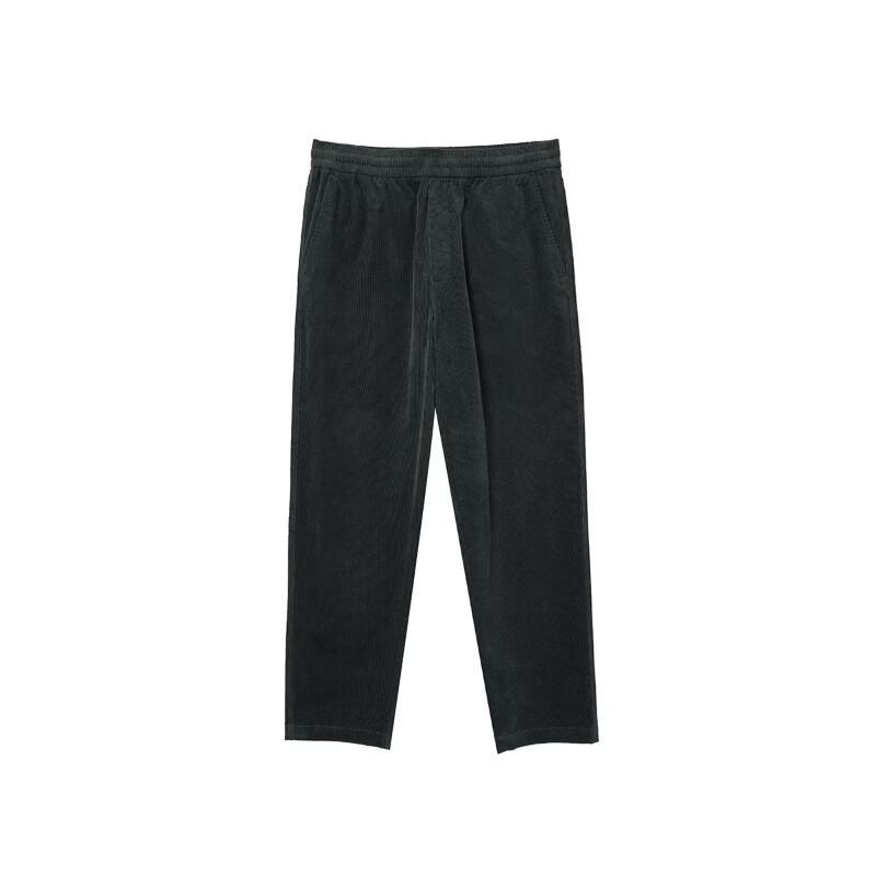 JACK&JONES Men's Corduroy Tapered Cropped Drawstring Pants