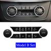 Central Console Air Conditioning Volume Key Heater AC Button Accessories For Mercedes Benz C GLK Class W204 X204 C180 C200 C300
