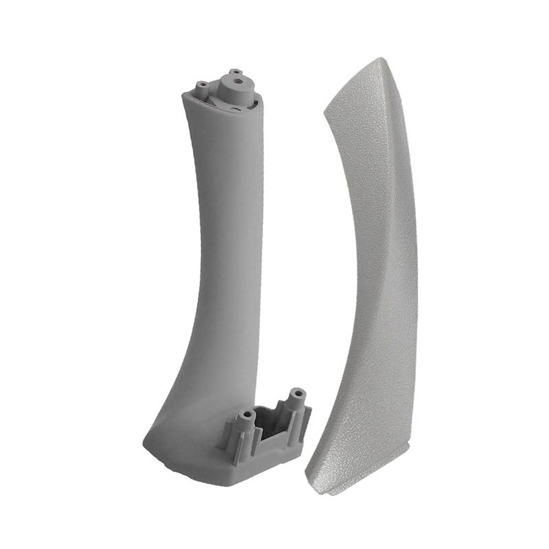 2Pcs/Set Car Inner Handle Interior Door Panel Pull Trim Cover Left Right for BMW 3 Series E90 E91 2004-2012 Auto